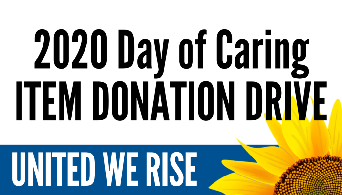 Day of Caring Item Drives Header Image