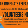 Volunteer Reception Center Open in Cascade Thumbnail